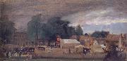 The Village fair,East Bergholt 1811 John Constable